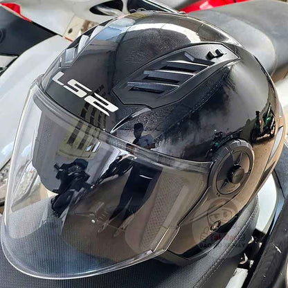 LS2 OF616 Airflow II Gloss Black Helmet