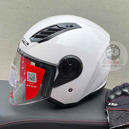 LS2 OF616 Airflow II White Helmet