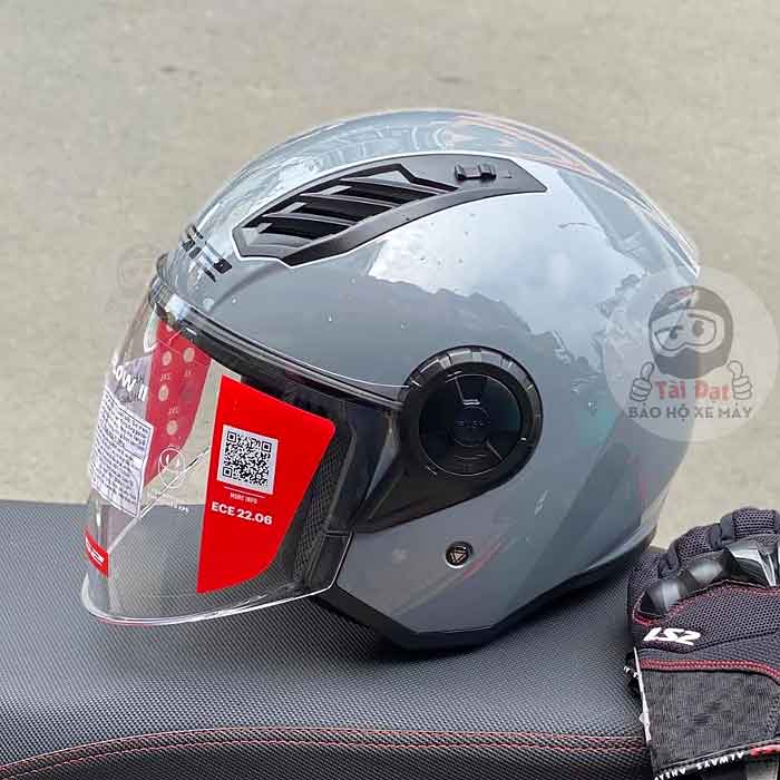 Mũ LS2 Airflow II OF616 Xám Nardo Grey