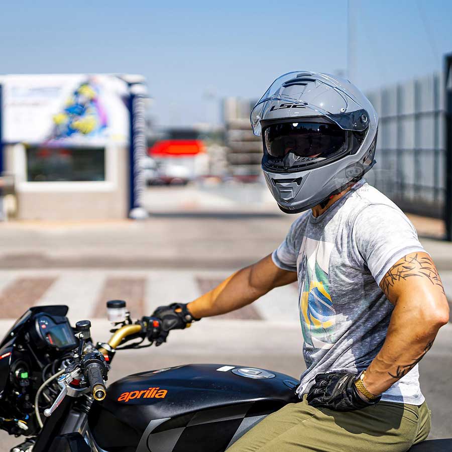 LS2 FF800 Storm Nardo Grey