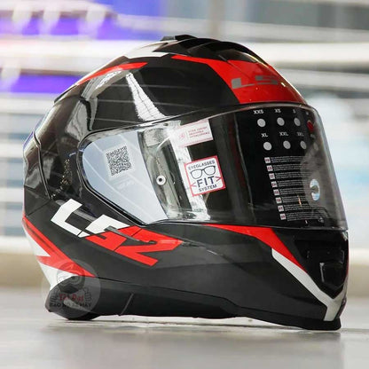 LS2 FF800 Storm Nerve Đen đỏ