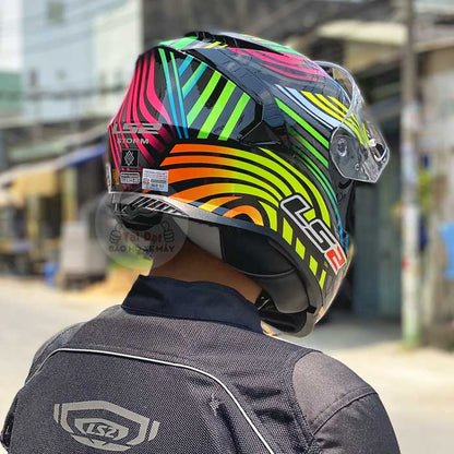 LS2 FF800 Storm Rainbow