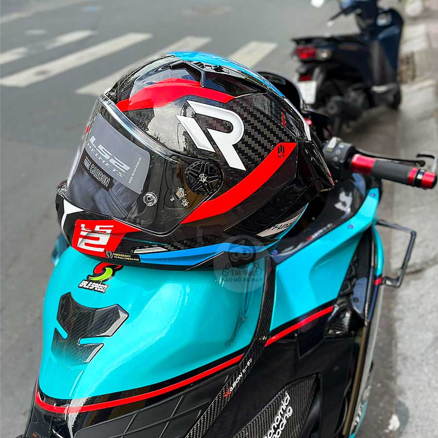 LS2 FF805 Thunder Supra Red Blue Helmet