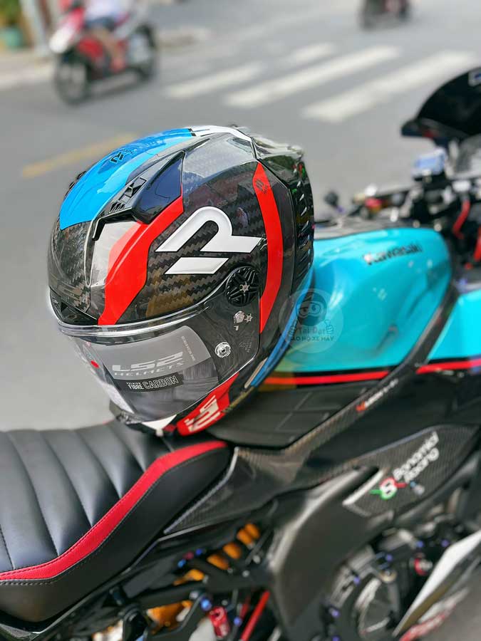 LS2 FF805 Thunder Supra Red Blue Helmet