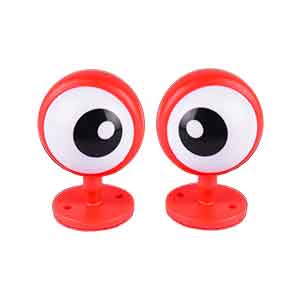 Mắt cute, Tim trang trí mũ bảo hiểm