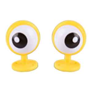 Mắt cute, Tim trang trí mũ bảo hiểm