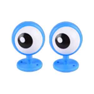 Mắt cute, Tim trang trí mũ bảo hiểm