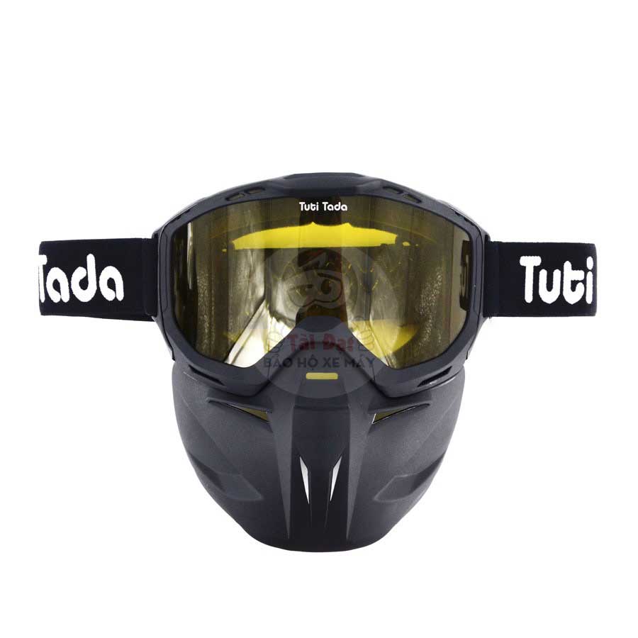 Mặt nạ kính Tuti Tada gắn nón 3/4 