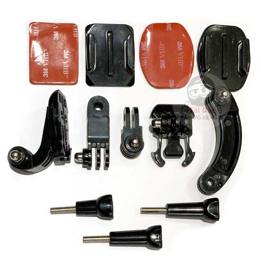 Mount gắn camera ở cằm mũ Fullface