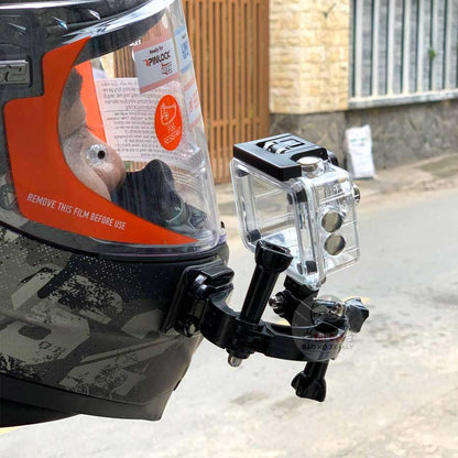 Mount gắn camera ở cằm mũ Fullface