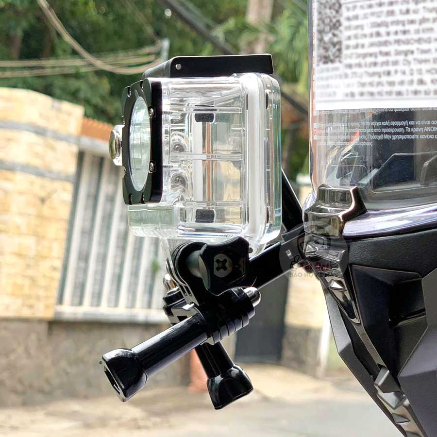 Mount gắn camera ở cằm mũ Fullface