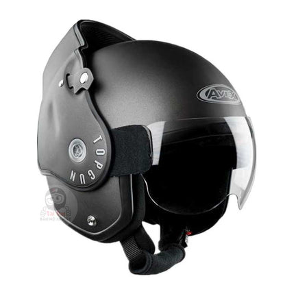 Mũ Avex Topgun Đen nhám