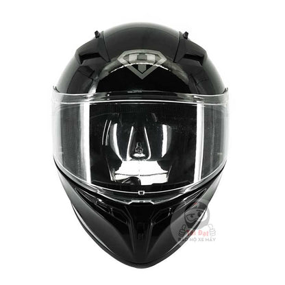 [Size S] Mũ Fullface Yohe 978 Đen bóng