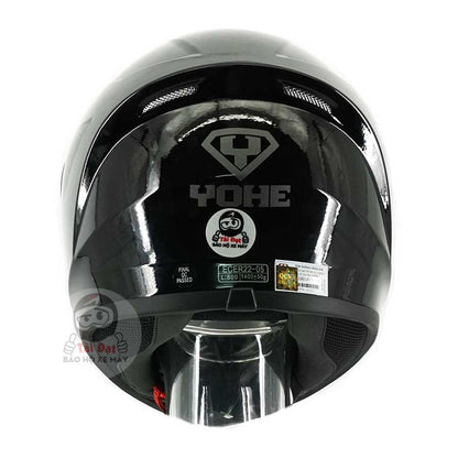 [Size S] Mũ Fullface Yohe 978 Đen bóng
