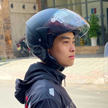 KYT Cougar Đen nhám