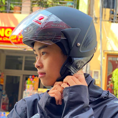 KYT Cougar Đen nhám