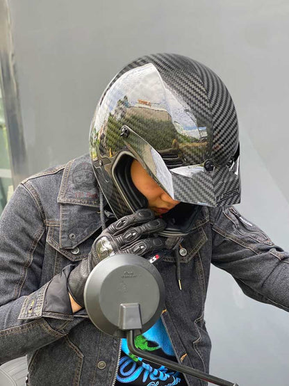 LS2 MX471 Carbon Glossy XTRA Motocross Helmet