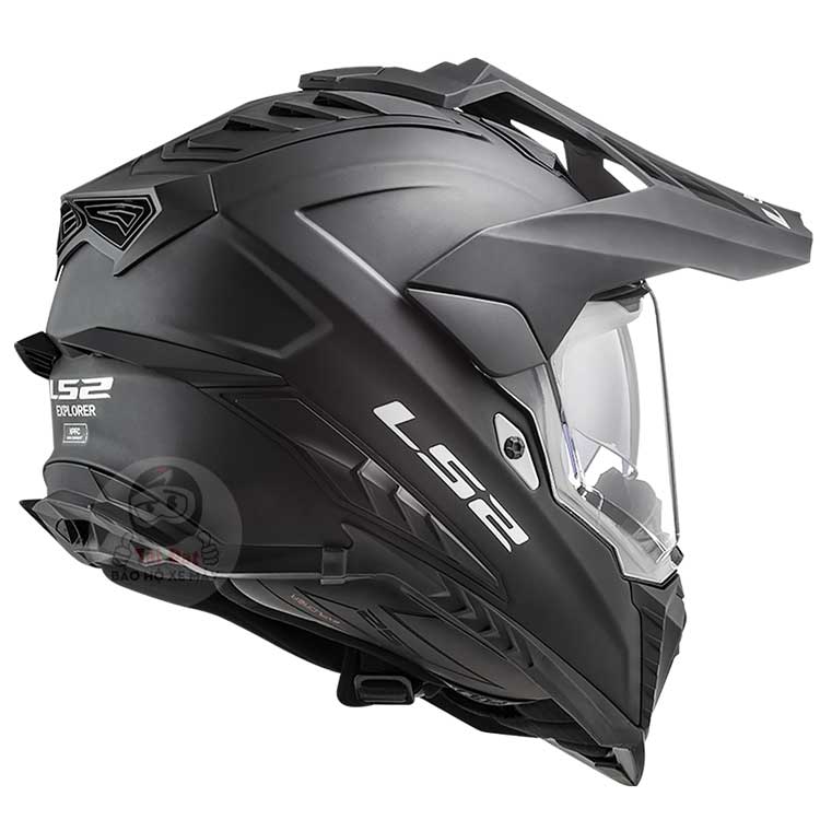 LS2 MX701 Explorer HPFC Đen nhám