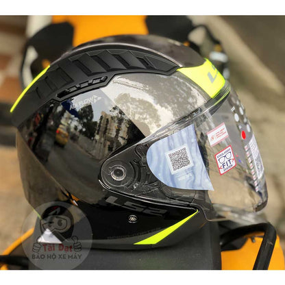 LS2 OF600 Copter Urbane Yellow Helmet