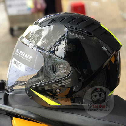 LS2 OF600 Copter Urbane Yellow Helmet