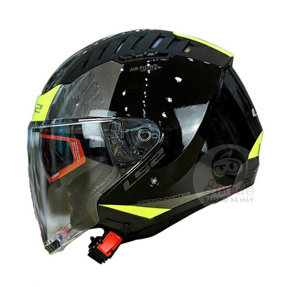LS2 OF600 Copter Urbane Yellow Helmet