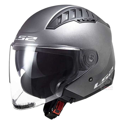LS2 OF600 Copter Light Grey Helmet