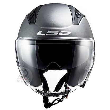 LS2 OF600 Copter Light Grey Helmet