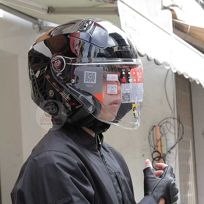 LS2 Infinity Of603 Gloss Black Helmet