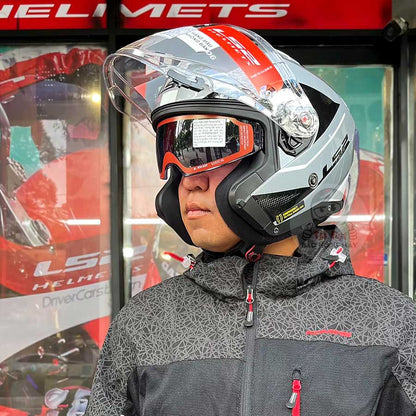 LS2 Infinity Of603 Veyron Grey Helmet