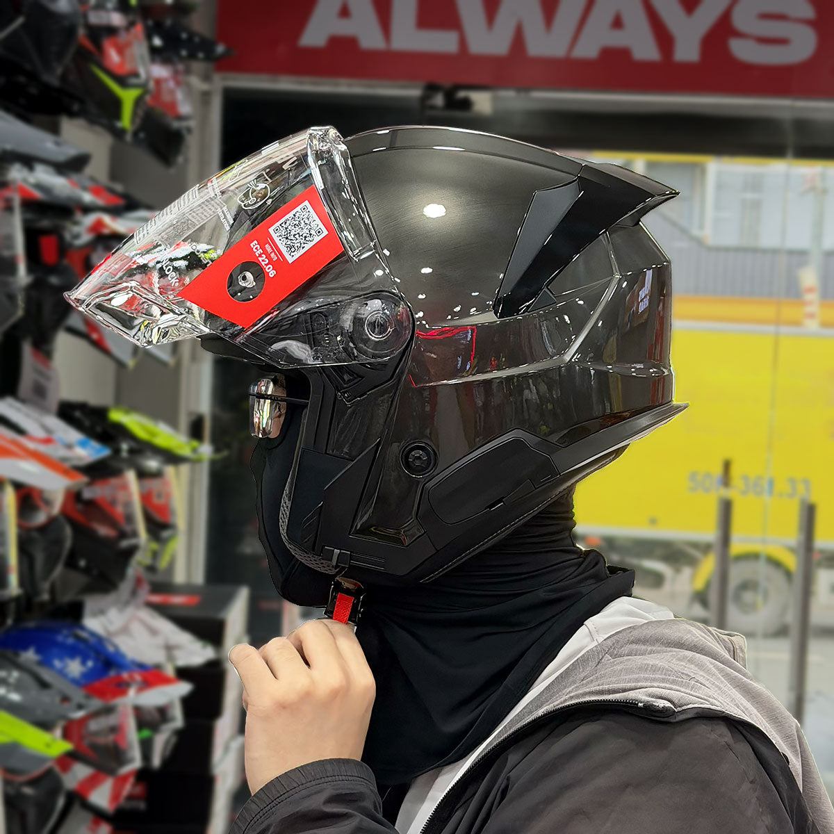 LS2 Verso II OF618 Xám Jeans