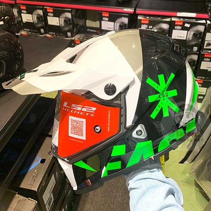 LS2 Pioneer Heavy Đen trắng MX436