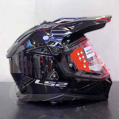 LS2 Pioneer II MX702 Đen Bóng