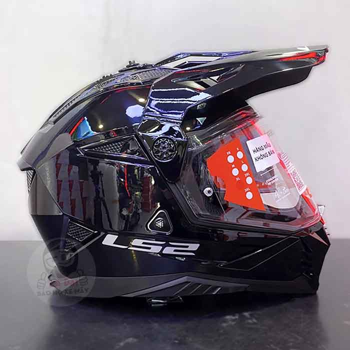 LS2 Pioneer II MX702 Đen Bóng