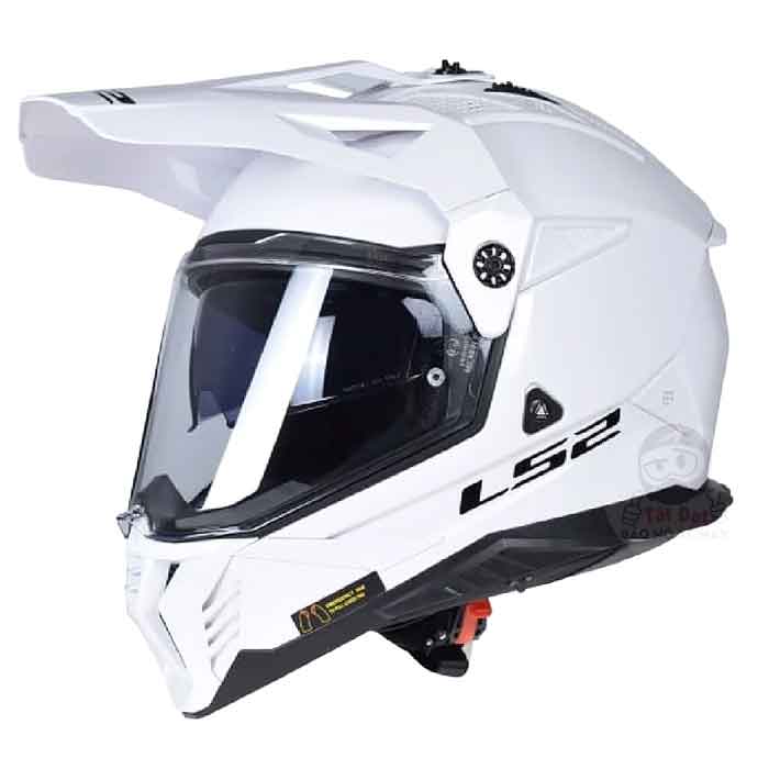 LS2 Pioneer II MX702 Trắng Bóng