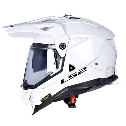 LS2 Pioneer II MX702 Trắng Bóng