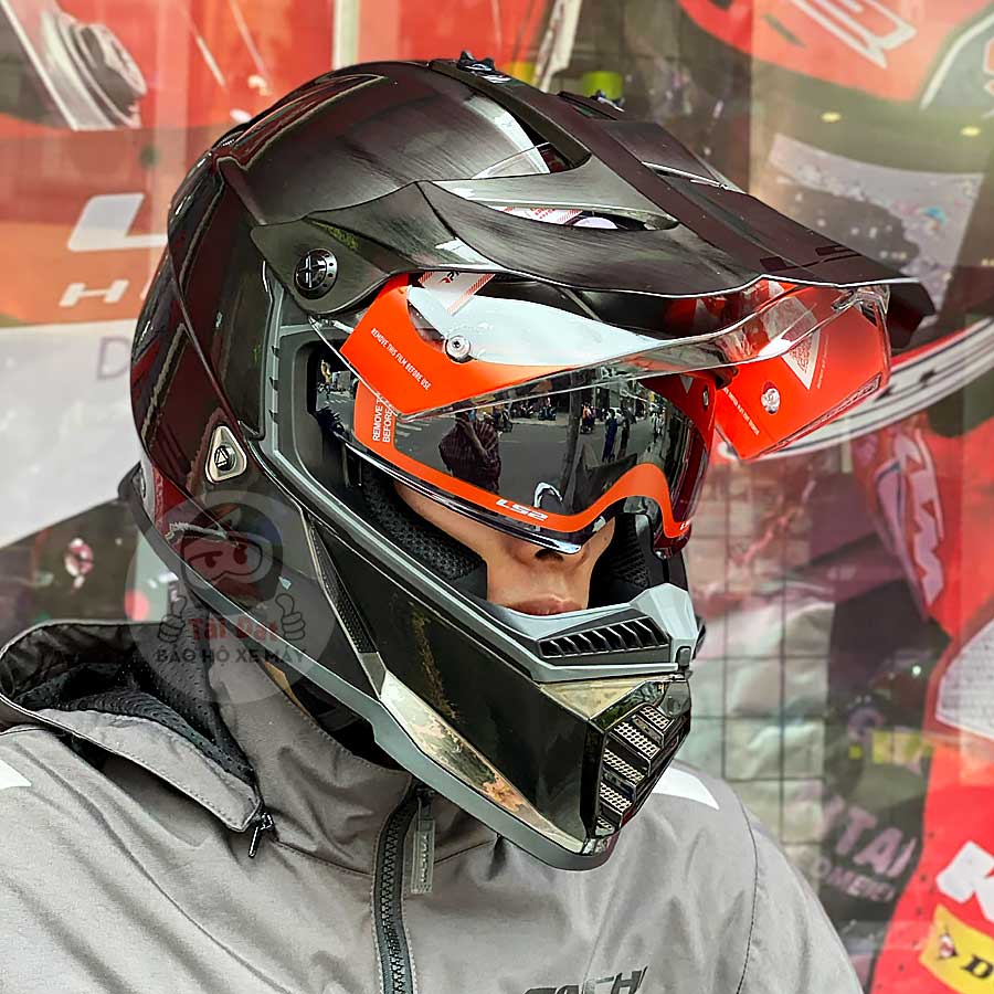 LS2 Pioneer Jeans MX436 Helmet