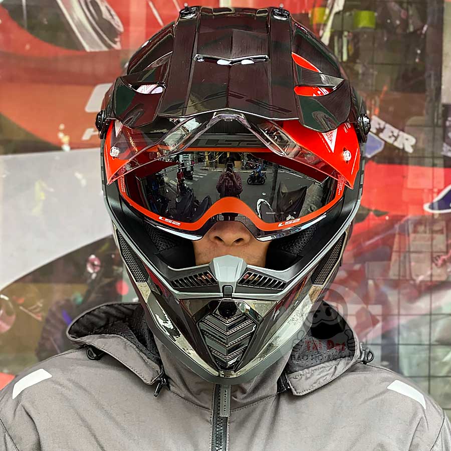 LS2 Pioneer Jeans MX436 Helmet