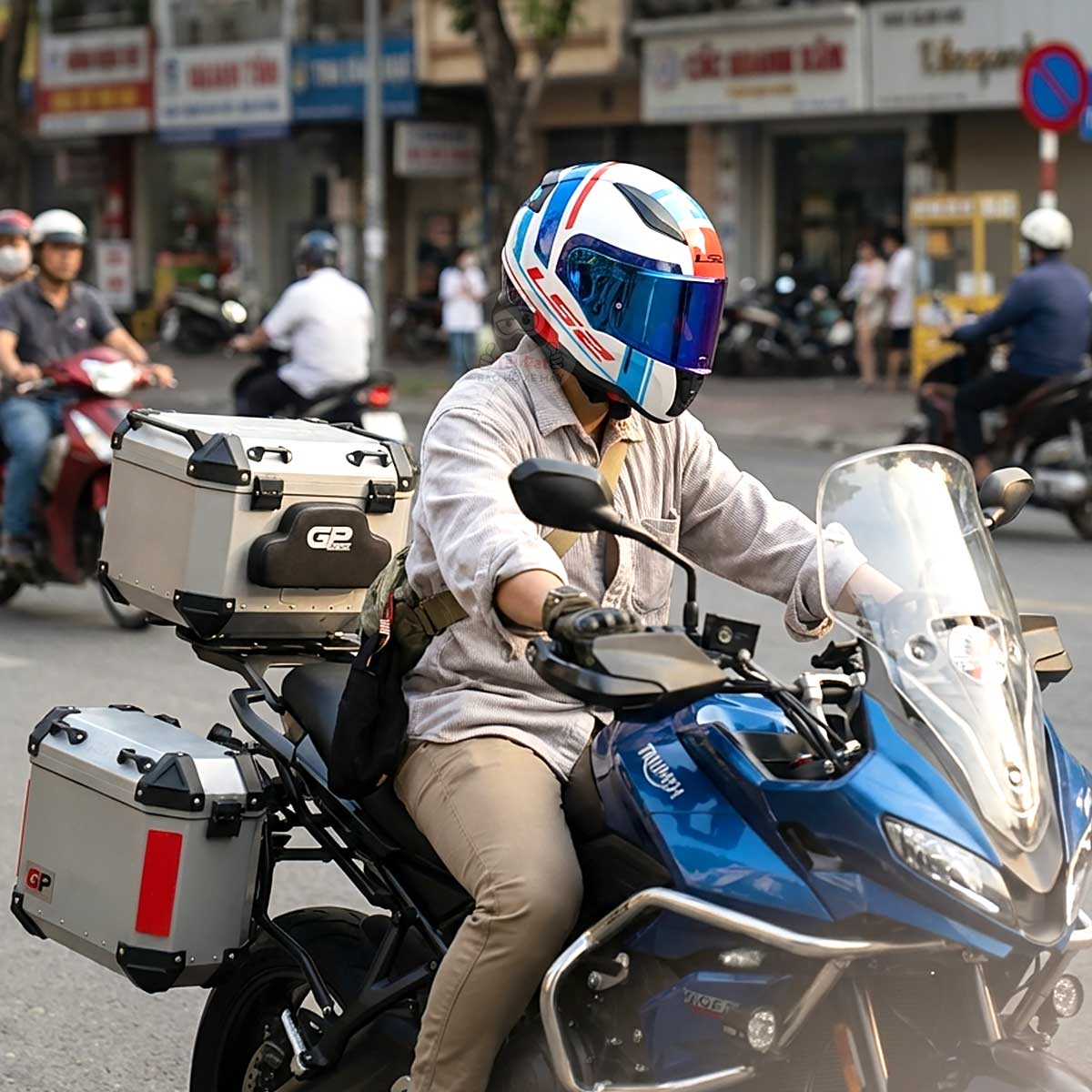 Kính 7 màu, gương mũ LS2 FF320, FF353, FF800