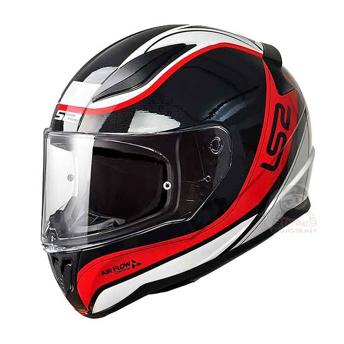 LS2 Rapid FF353 Deeper Trắng đỏ