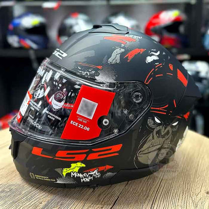 LS2 FF808 Stream II Angry Monkey Helmet