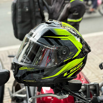 LS2 FF808 Stream II Fury Green Helmet