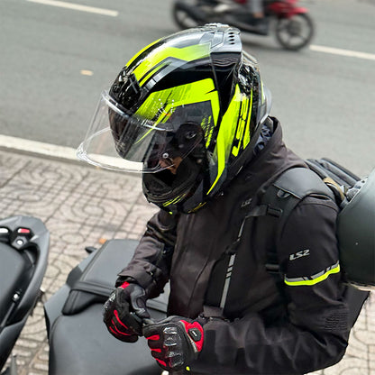 LS2 FF808 Stream II Fury Green Helmet