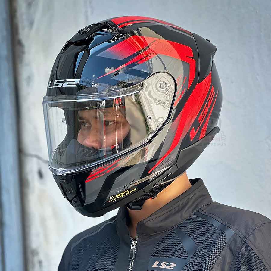 LS2 FF808 Stream II Fury Red Helmet