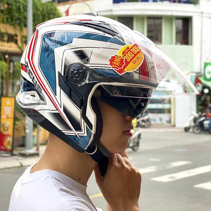 Zeus 613 AJ6 Trắng Xanh dương