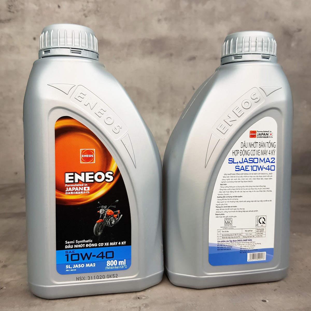Dầu nhớt Eneos 10W-40 SL/MA2 xe máy