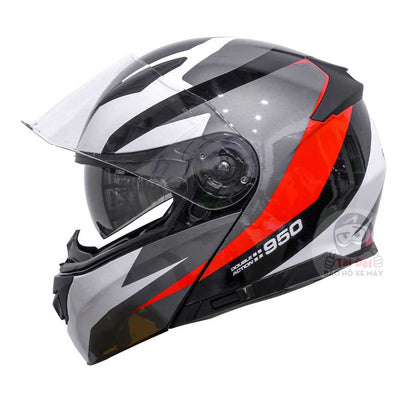 Mũ bảo hiểm Fullface lật cằm Yohe 950