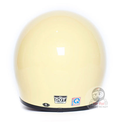 Nón fullface Classic RAW AMBER Vàng Kem