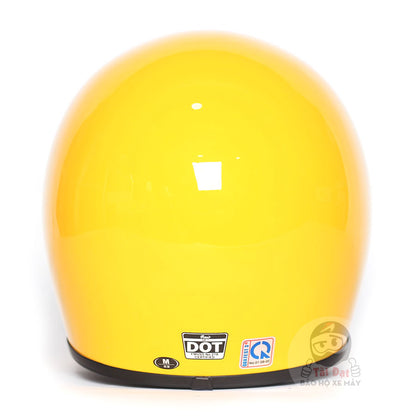 Nón fullface Classic RAW AMBER Vàng Vintage