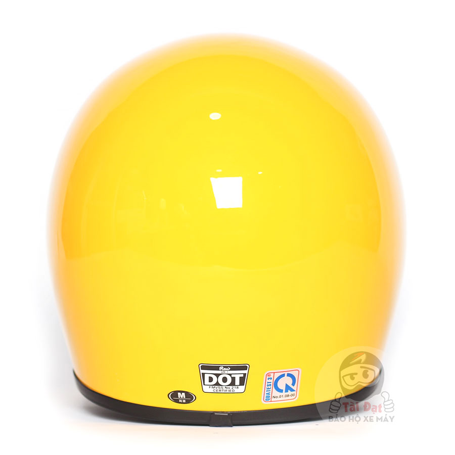 Nón fullface Classic RAW AMBER Vàng Vintage