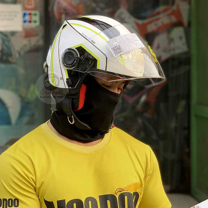 Mũ bảo hiểm Ego E41 Trắng Xanh